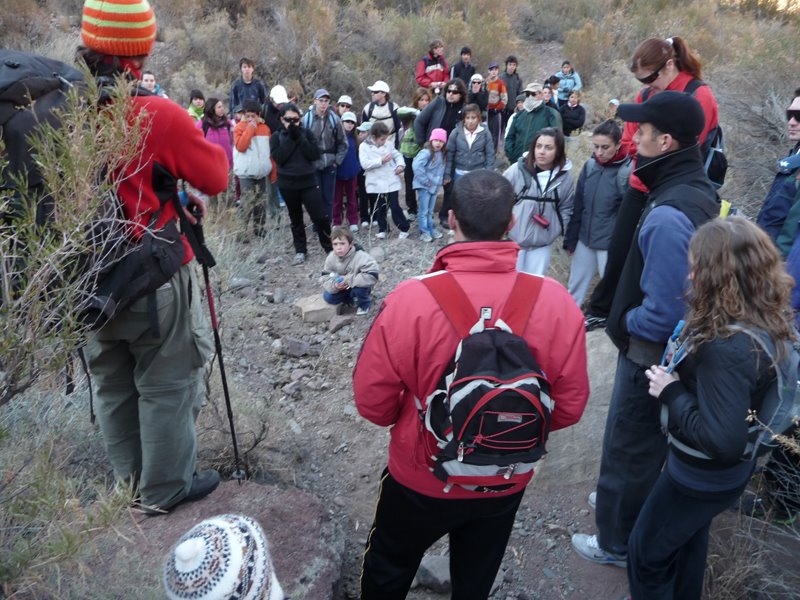 El principal objetivo de las salidas: acercar la familia a la montaña.