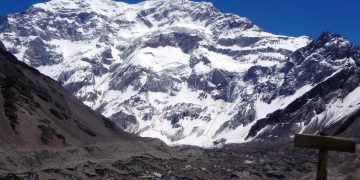 Aconcagua visto desde Plaza Francia.