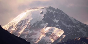 Vista del Mirador de Estrellas desde la localidad de Punta de Vacas.