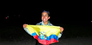 La ecuatoriana Daniela Sandoval batió el récord femenino en Aconcagua - Foto: Revista Cumbres