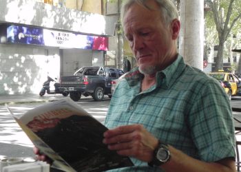 El español Fernando Garrido y una distendida charla a su paso por Mendoza rumbo a Aconcagua.