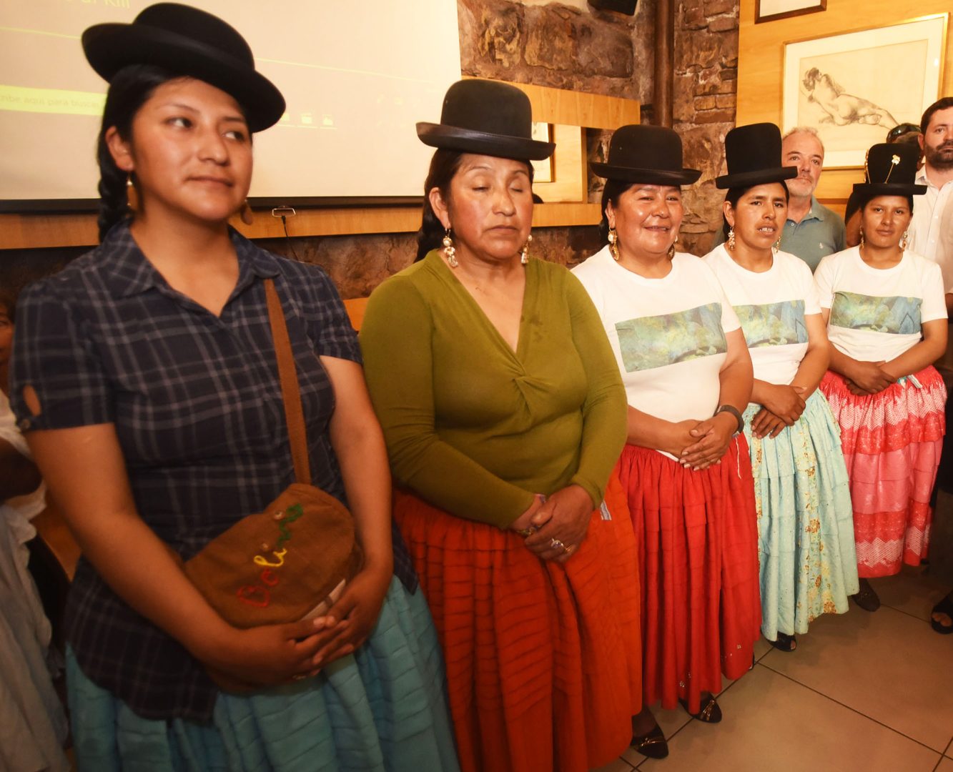 Las Cholitas Escaladoras de Bolivia se despidieron de Mendoza.