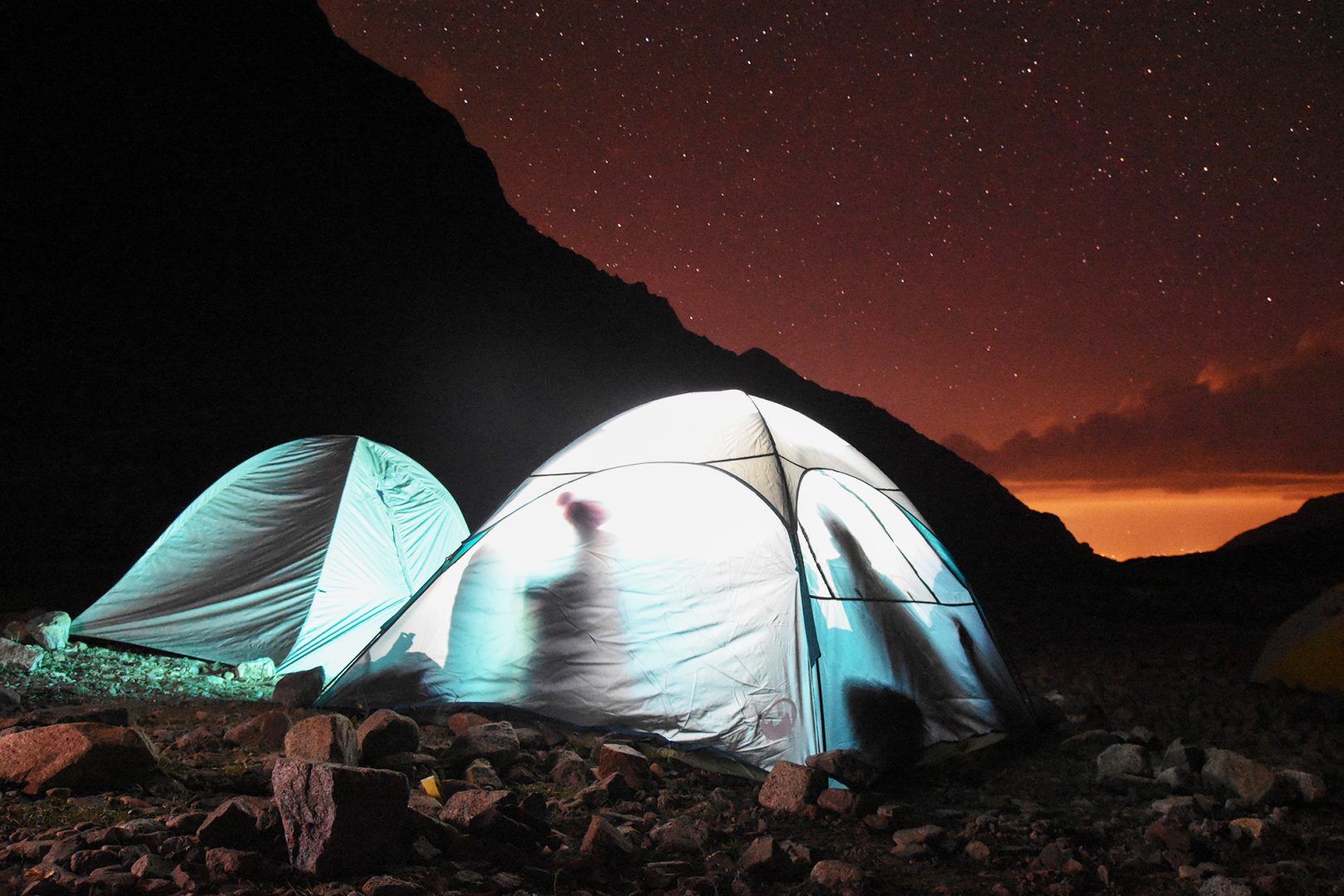 Noches estrelladas en plena cordillera. Un lujo del Cruce de los Andes. (Ph Andrómeda agencia)