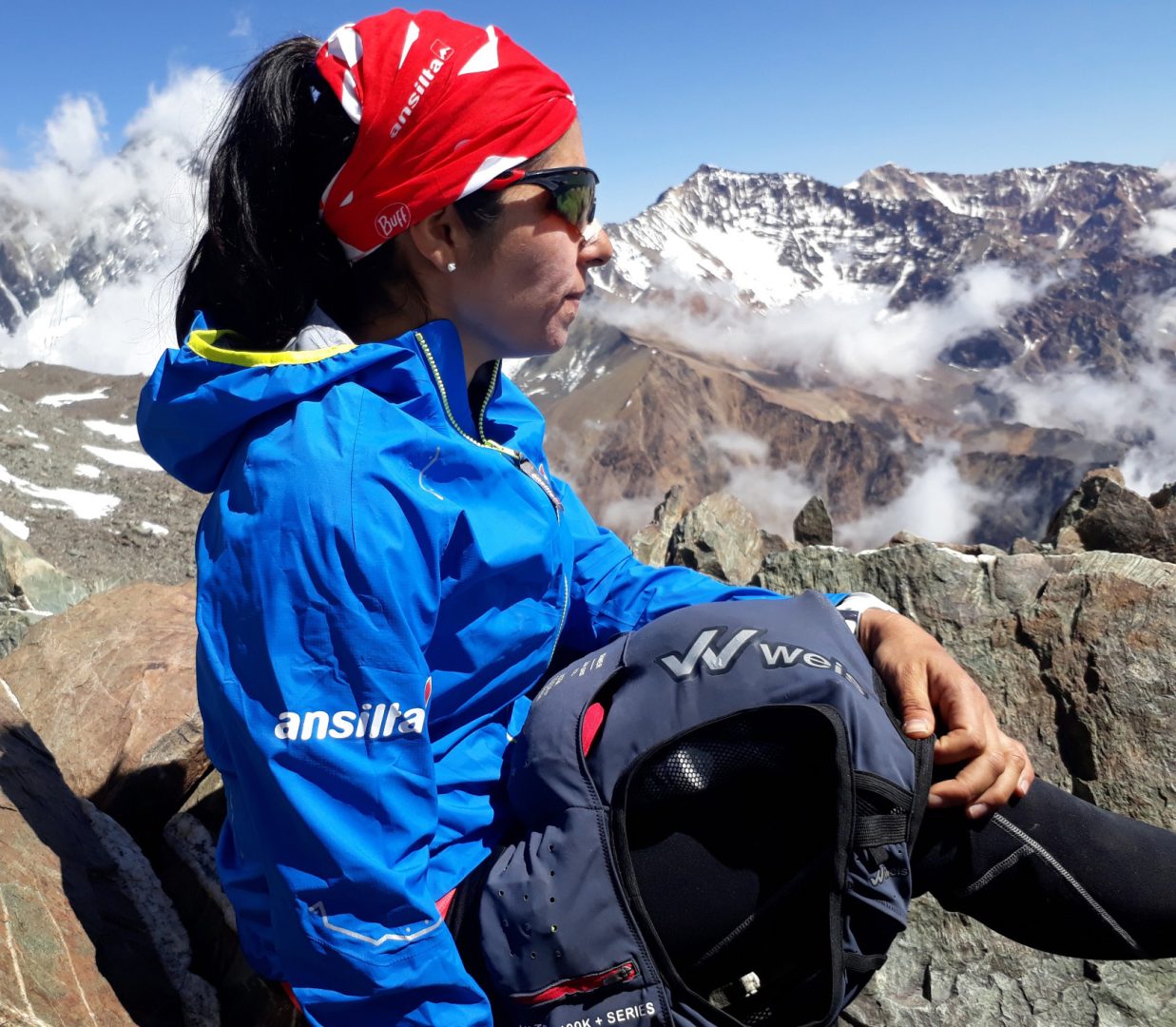 El récord en Aconcagua por la ruta 360° es de Sonia Procopio.