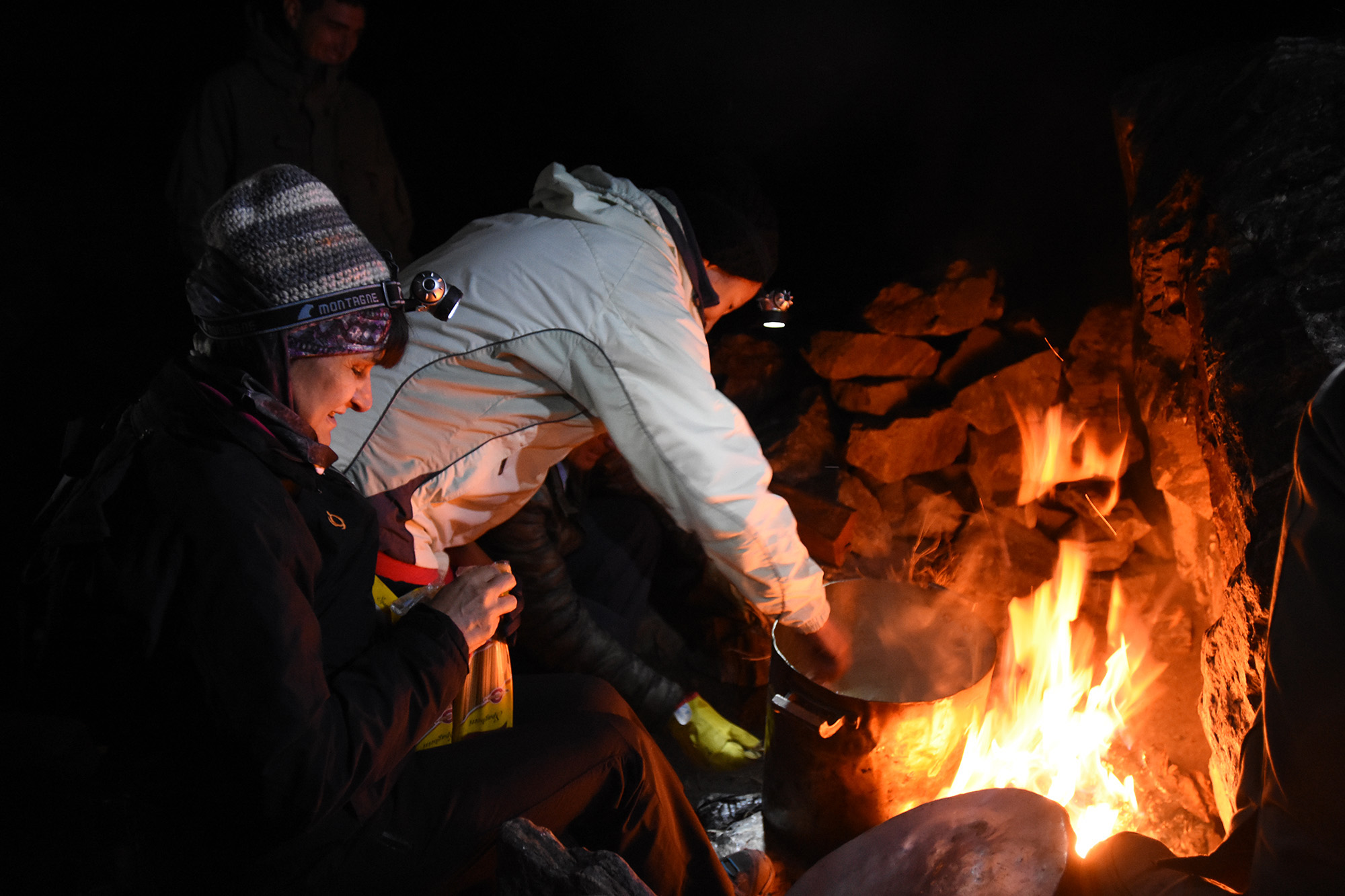 Cruce de los Andes. La noche es un espectáculo en sí mismo en la cordillera. (PH: Andrómeda agencia)