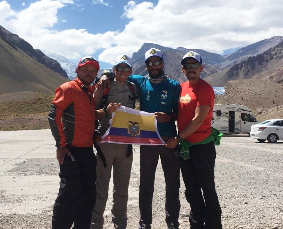 Egloff y Miranda ingresaron este sábado al Parque Aconcagua, rumbo a la pared Sur.