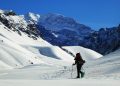 Trekking con raquetas en el Parque Aconcagua. (PH: Gentileza Horacio Cunietti)