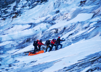 Recuperaron el cuerpo en el glaciar del cerro Rincón