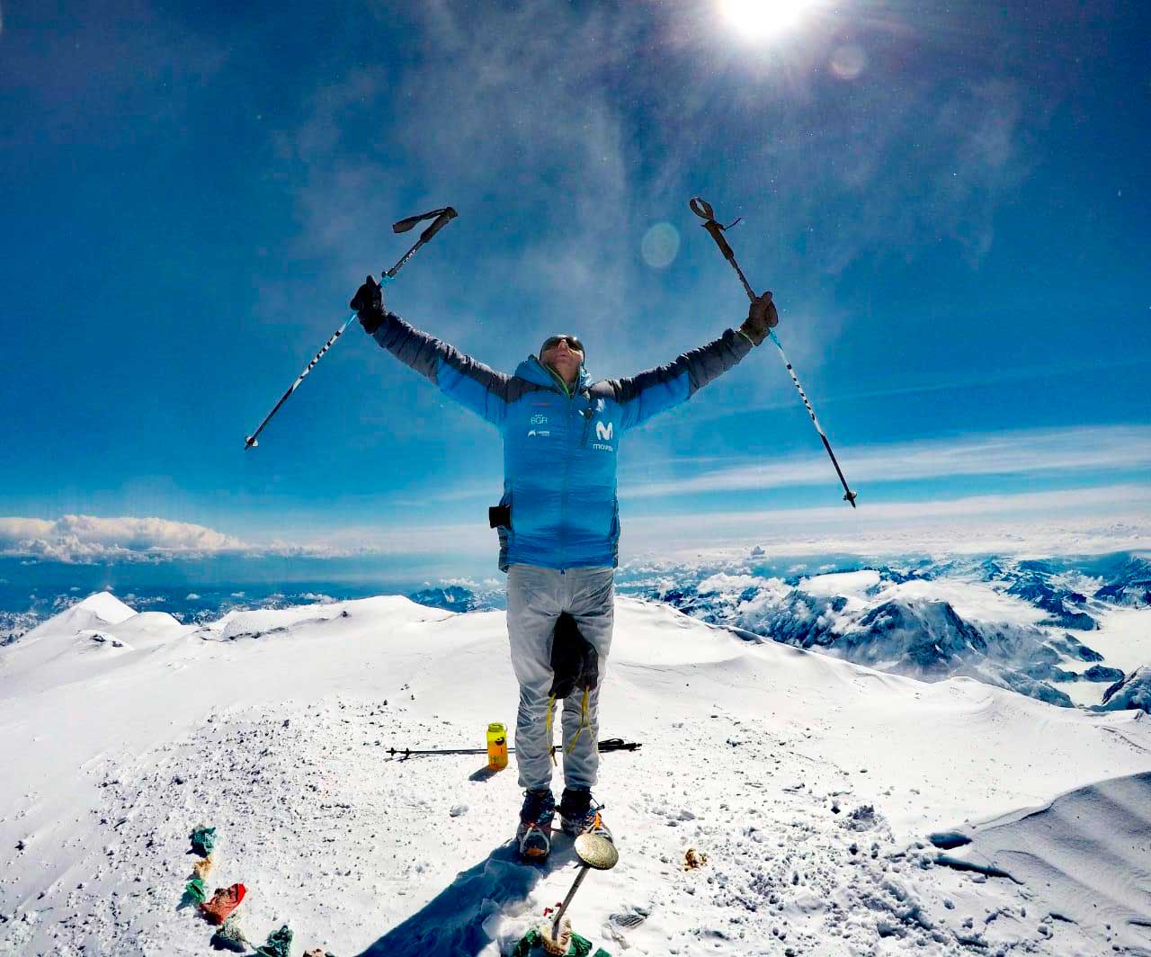 Karl Egloff y un logro más en su impresionante carrera deportiva: Denali