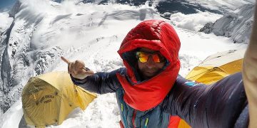 Dhaulagiri: Sergi Mingote y Sanu Sherpa en la cumbre