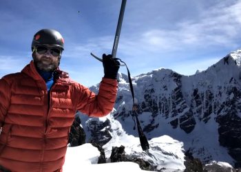 Van al rescate de los expedicionarios que cruzaban el glaciar Quelccaya