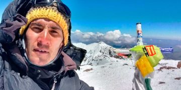 Matías Sergo quiere bajar los tiempos de sus récords en Aconcagua