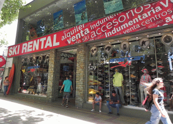 American Ski verano en la montaña.