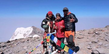 Sueño hecho realidad: Jerimot hizo cumbre en Aconcagua con Nims y Víctor Rimac