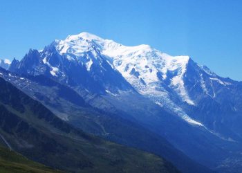 Mont Blanc, el más alto y emblemático de la Unión Europea