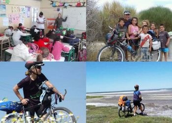 Valeria y Mamba Negra por las rutas, con un mensaje de vida