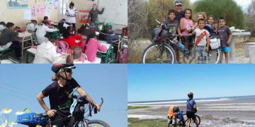 Valeria y Mamba Negra por las rutas, con un mensaje de vida