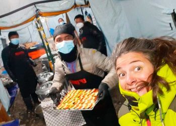 Huilén Pascual, chef argentina en el campo base del Everest