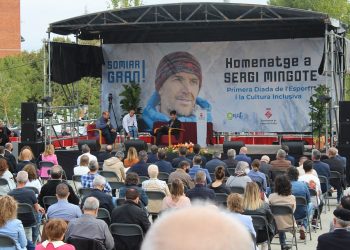 Su pueblo rindió homenaje al recordado alpinista Sergi Mingote