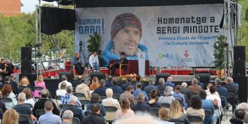 Su pueblo rindió homenaje al recordado alpinista Sergi Mingote