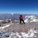 Matías Sergo subió y bajó Aconcagua por el glaciar de los Polacos en el día