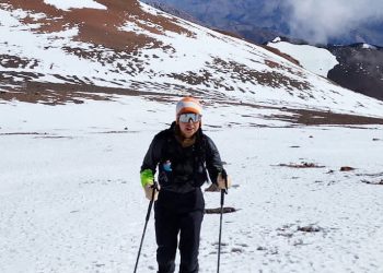 Daniela Sandoval marcó un impresionante tiempo en el Mercedario