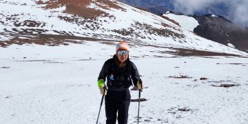 Daniela Sandoval marcó un impresionante tiempo en el Mercedario