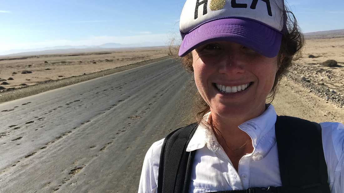 Lucy Barnard, de Ushuaia a Alaska, 30,000 kms atravesando América.