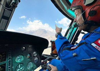 Horacio Freschi cumplió su sueño de volar en los Himalayas