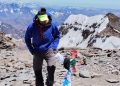 Matías Sergo ascendió Aconcagua desde el base en 3 horas 20 minutos