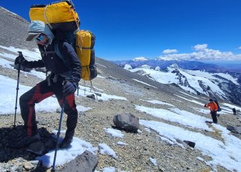 Gregorio Frondizi logró récord en Aconcagua por la Directa de Polacos