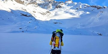 Matteo Della Bordella enfrenta el invierno patagónico en el mítico pilar Goretta del Fitz Roy